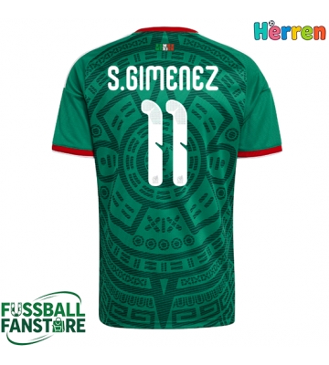 Mexiko Santiago Gimenez #11 Replik Heimtrikot WM 2026 Kurzarm